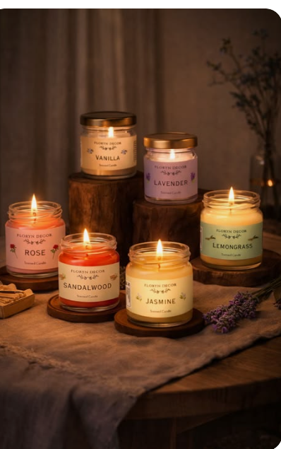 Luxury Aromatherapy Candle Set