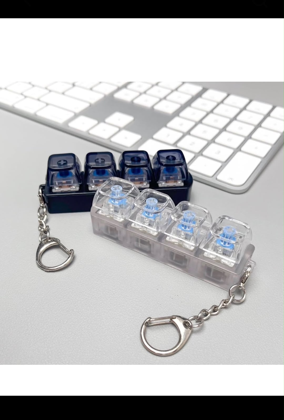 RGB Fidget Keyboard Keychain