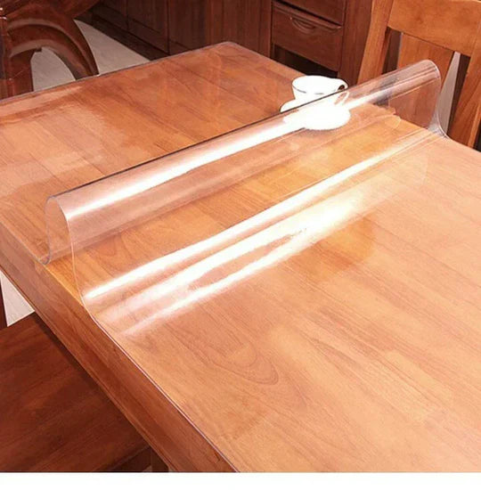 Waterproof Transparent Soft Plastic PVC Sheet 40 mm Tablecloth 5x5 Feet
